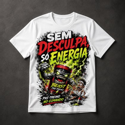 Camiseta Motivação Treino