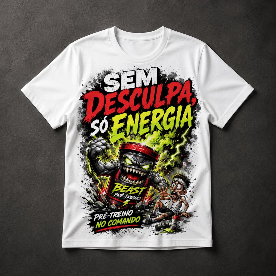 Camiseta Motivação Treino