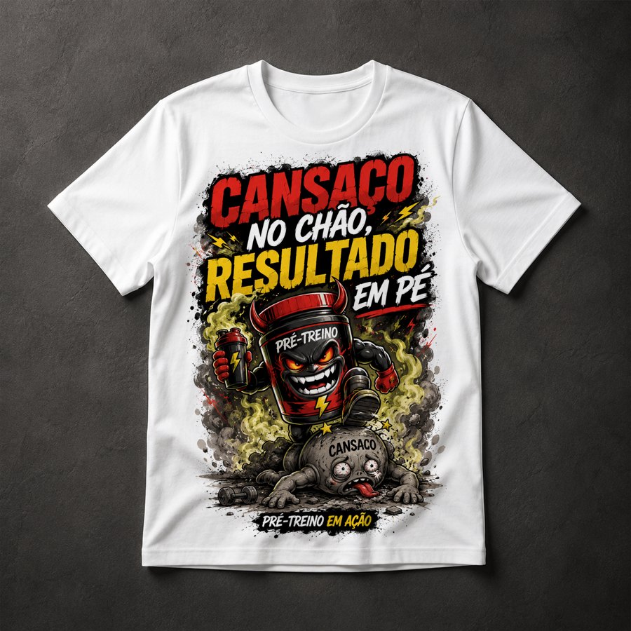 Camiseta Motivação Academia