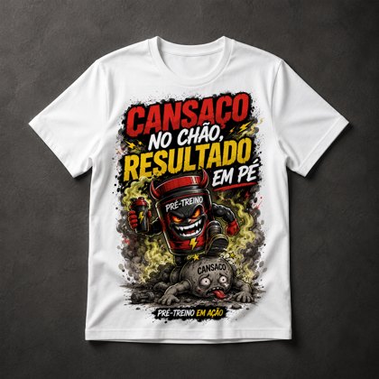 Camiseta Pré-Treino Motivacional
