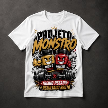 Camiseta Musculação Motivação