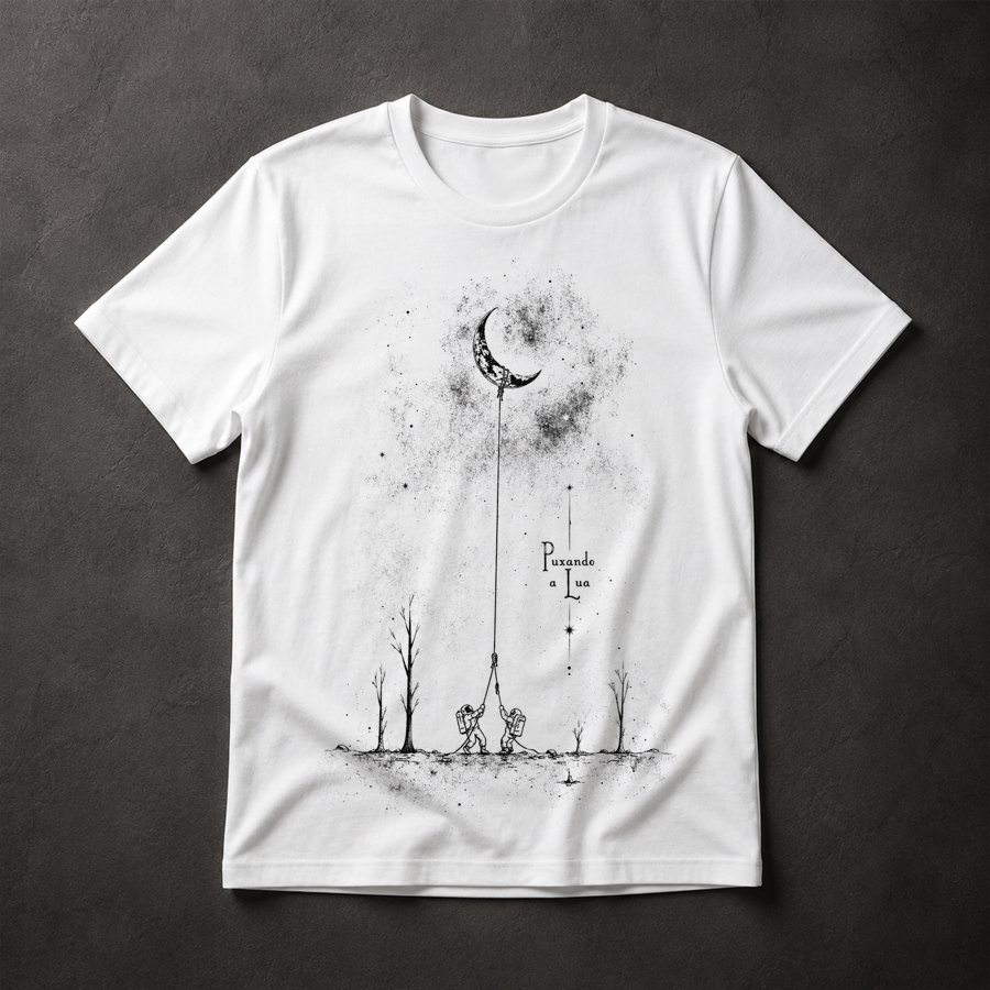 Camiseta Puxando a Lua