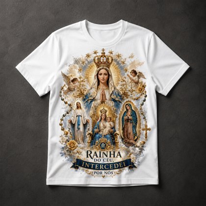 Camiseta Rainha do Céu