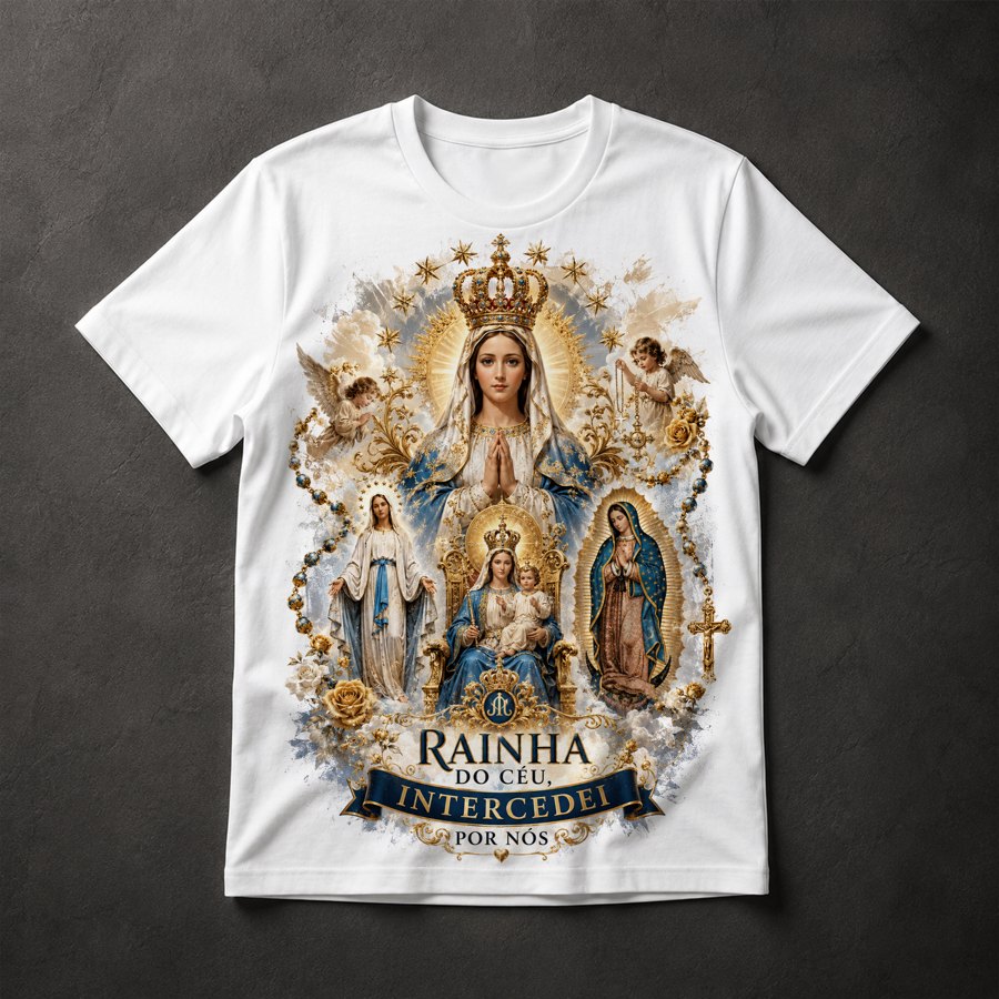 Camiseta Rainha do Céu