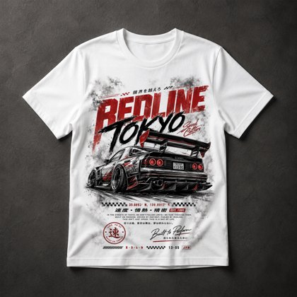 Camiseta Redline Tokyo Speed Culture