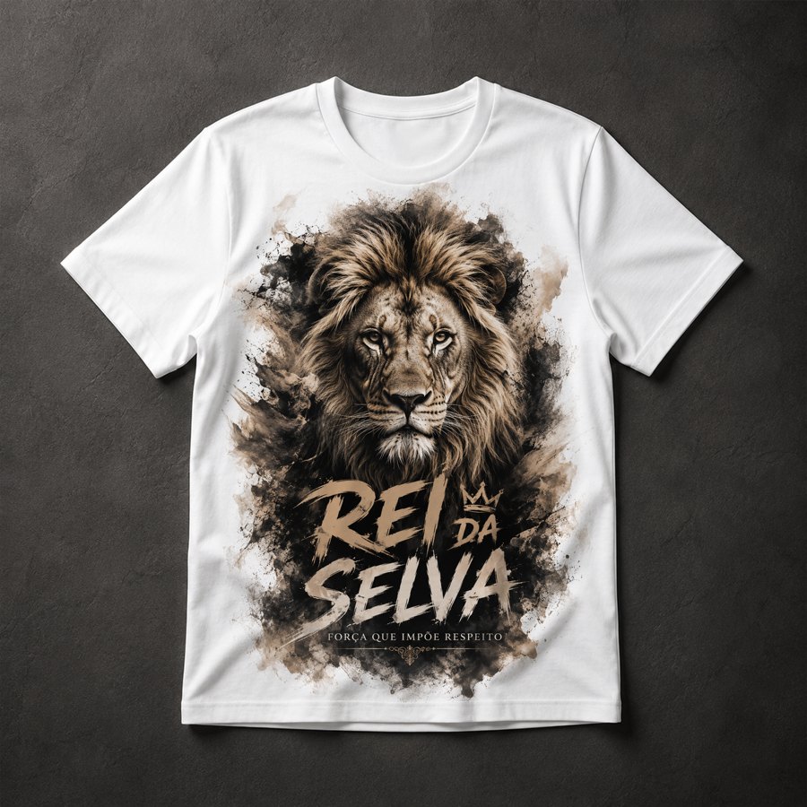 Camiseta Leão Poder