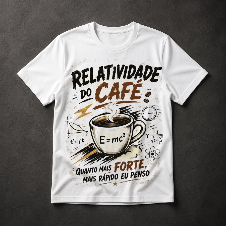Camiseta Relatividade do Café