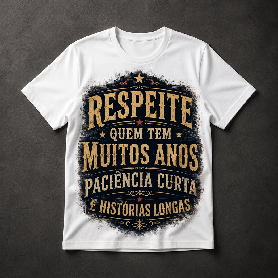 Camiseta Humor Sênior