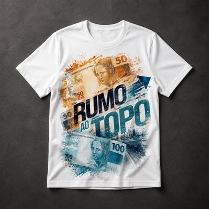 Camiseta Rumo ao Topo Financeiro