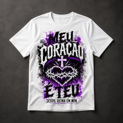 Camiseta Fé Cristã Gospel