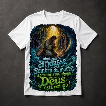Camiseta Salmo 23 Oração