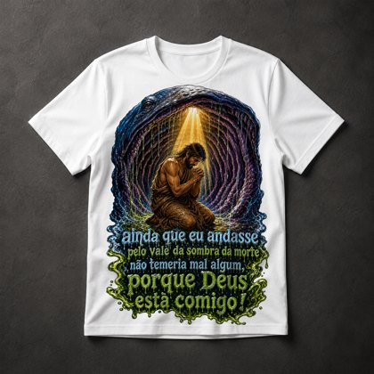 Camiseta Salmo 23 Oração