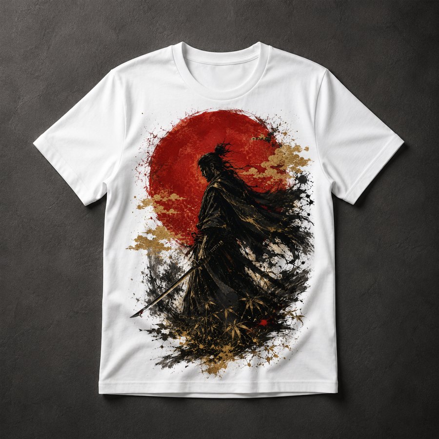 Camiseta Samurai Japonês