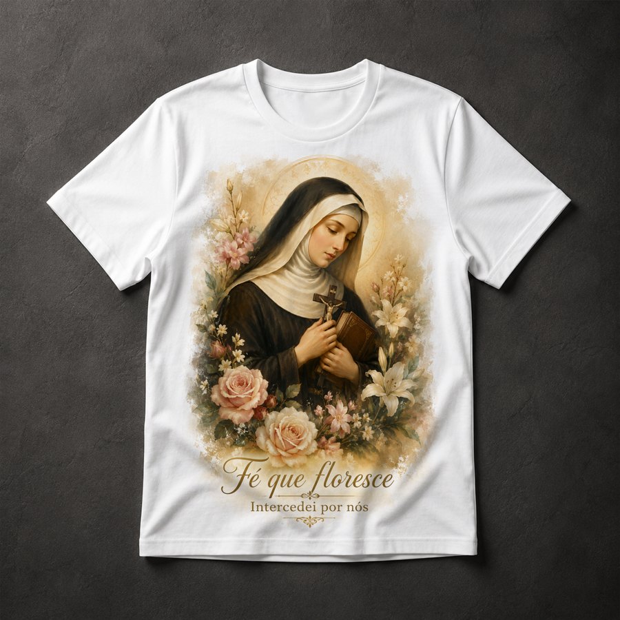 Camiseta fé religiosa