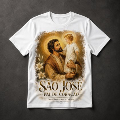 Camiseta São José Pai de Coração