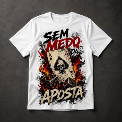 Camiseta Sem Medo da Aposta