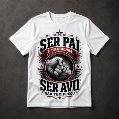 Camiseta Ser Pai Avô