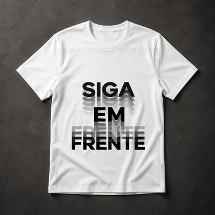 Camiseta Siga em Frente