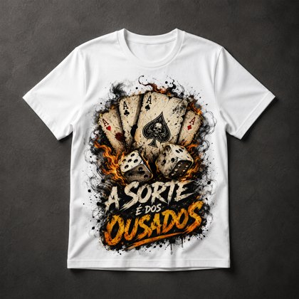 Camiseta Sorte Ousadia