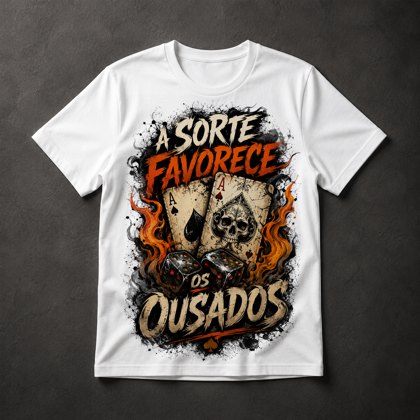 Camiseta Sorte dos Ousados