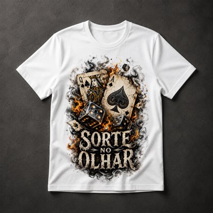 Camiseta Sorte no Olhar