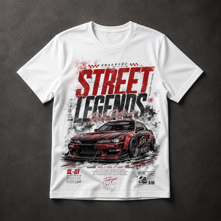 Camiseta JDM Street Racing