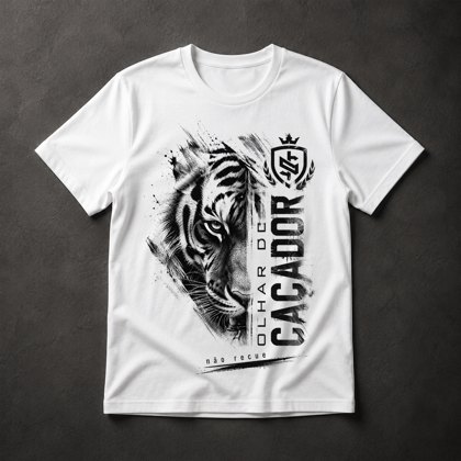 Camiseta Tigre Caçador