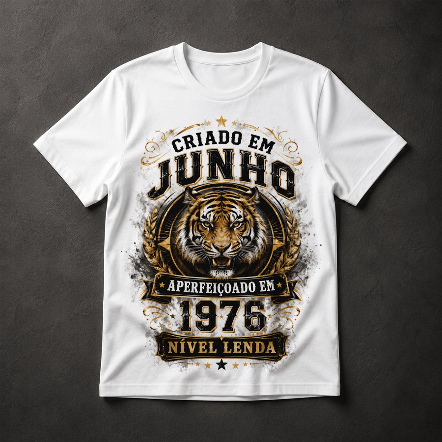 Camiseta Tigre Junho 1976