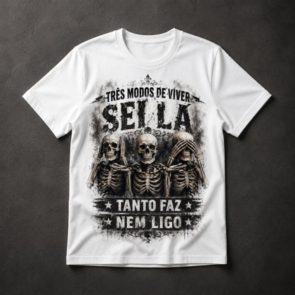 Camiseta Três Modos de Viver