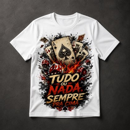 Camiseta Tudo ou Nada