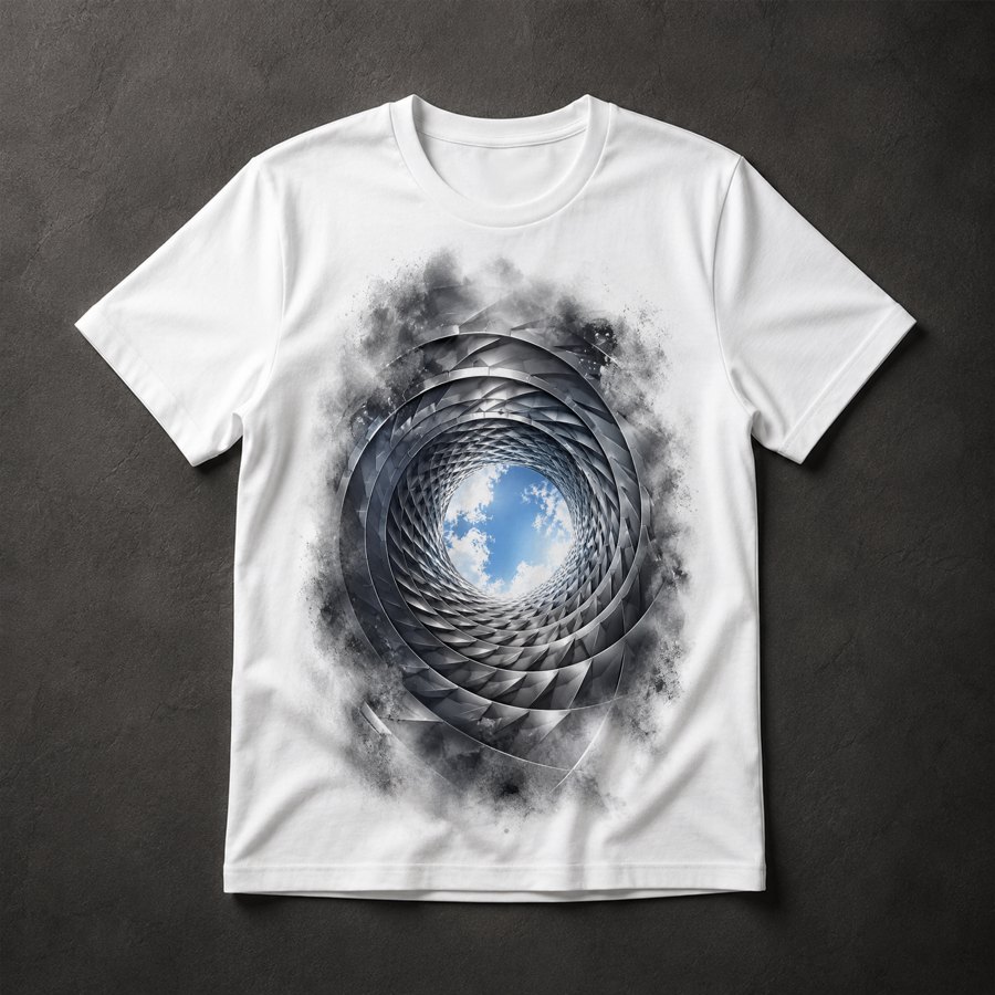 Camiseta Túnel Espiral