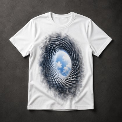 Camiseta Túnel Espiral