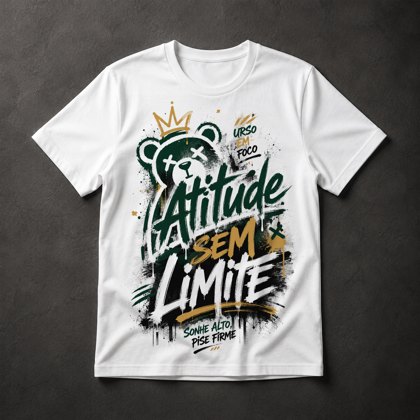 Camiseta Urso Atitude