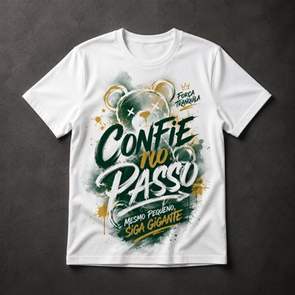 Camiseta Urso Motivacional