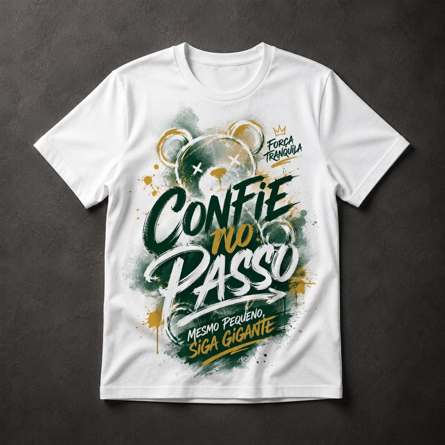 Camiseta Urso Motivacional