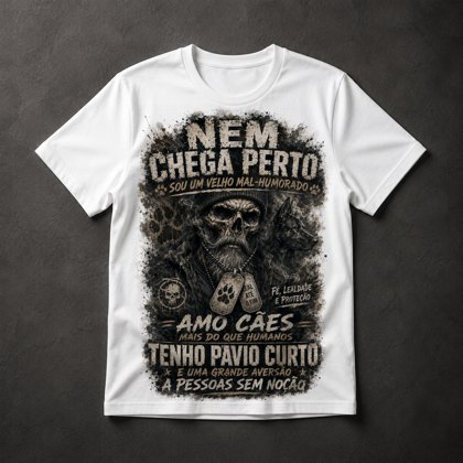 Camiseta Velho Mal-Humorado
