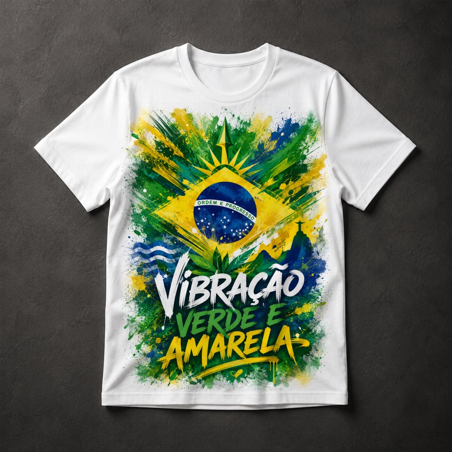 Camiseta Brasil patriota