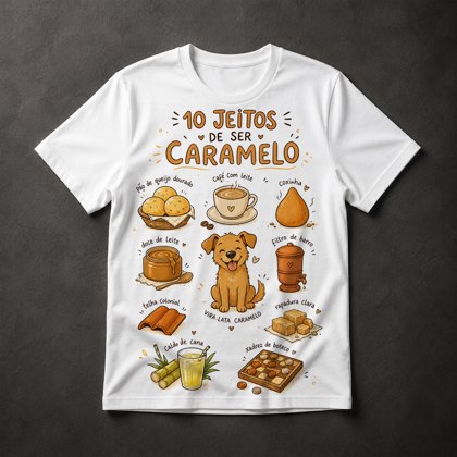 Camiseta Vira-Lata Caramelo