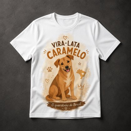 Camiseta Vira-lata Caramelo