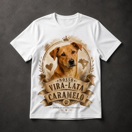 Camiseta Vira-Lata Caramelo