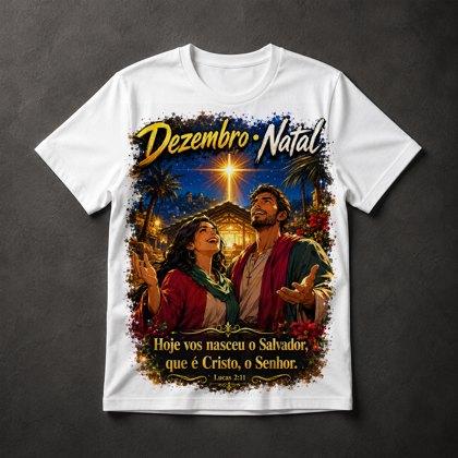 Camiseta Natal Cristão