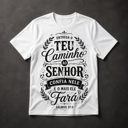Camiseta Versículo Bíblico