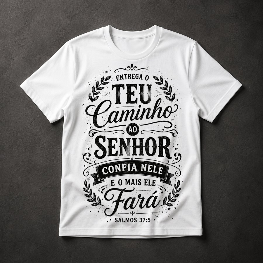 Camiseta Versículo Bíblico