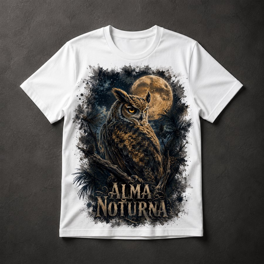 Camiseta Coruja Noturna