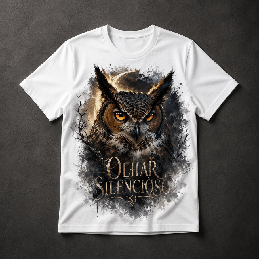 Camiseta Coruja Mística