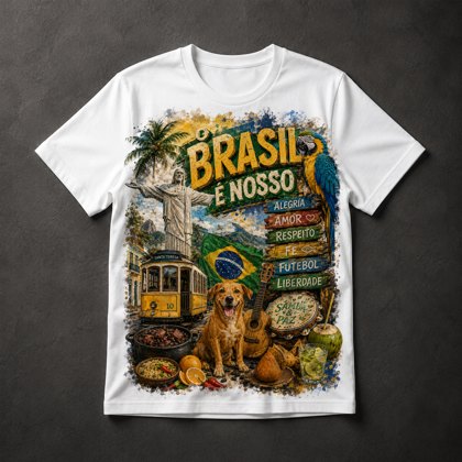 Camiseta Brasil Patriota
