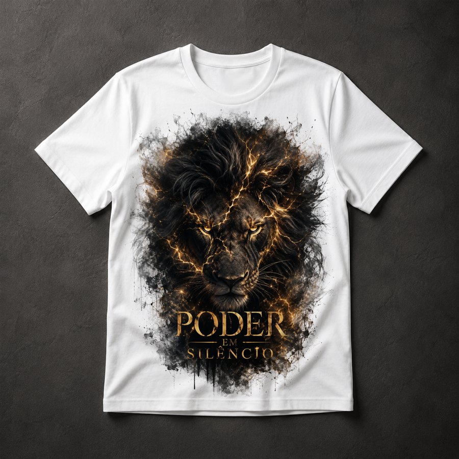 Camiseta Leão Motivacional