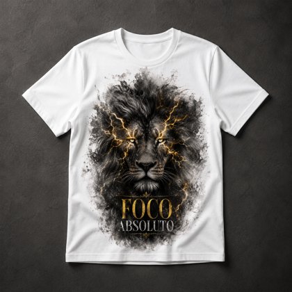 Camiseta Leão Motivacional