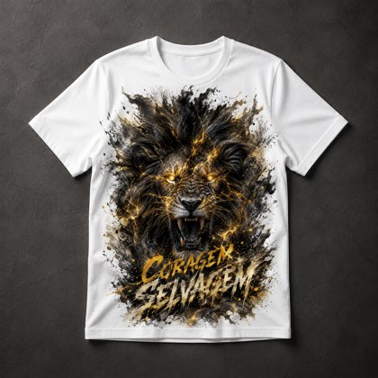 Camiseta Leão Selvagem