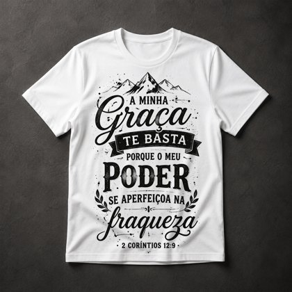 Camiseta Gospel Bíblico